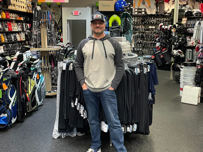 Erich in his Play It Again Sports resale store